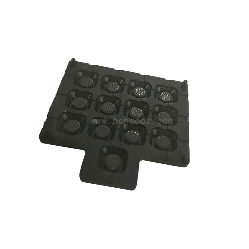 硅膠按鍵背部導(dǎo)電黑粒