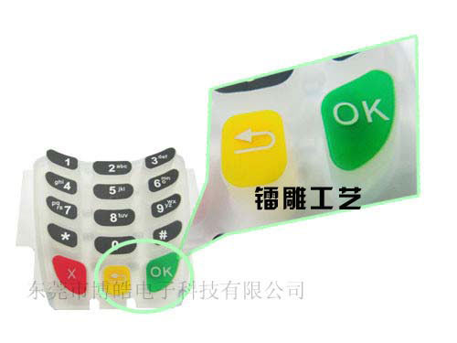 鐳雕硅膠按鍵生產廠家