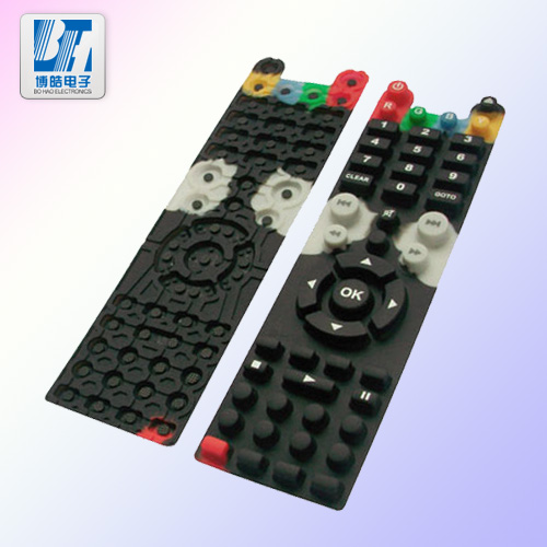 提供彩色硅膠按鍵遙控器硅膠按鍵來(lái)圖來(lái)樣定制