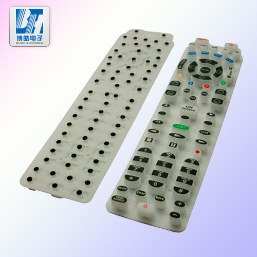 東莞耐高溫硅膠遙控器按鍵 耐摩擦硅膠按鍵 博皓生產(chǎn)廠家10業(yè)經(jīng)驗