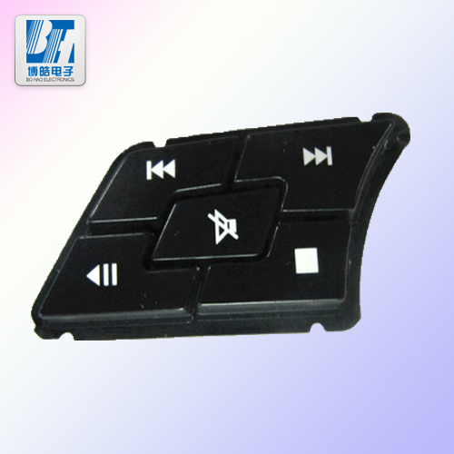 健身設(shè)備音響控制P+R按鍵 鐳雕塑膠按鍵