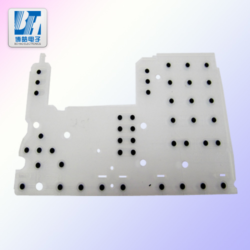 博皓制造一款專用于公用電話機內(nèi)部的導電硅膠按鍵