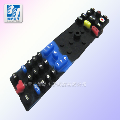 全國供應(yīng)各種夜光硅膠遙控器按鍵鍵盤