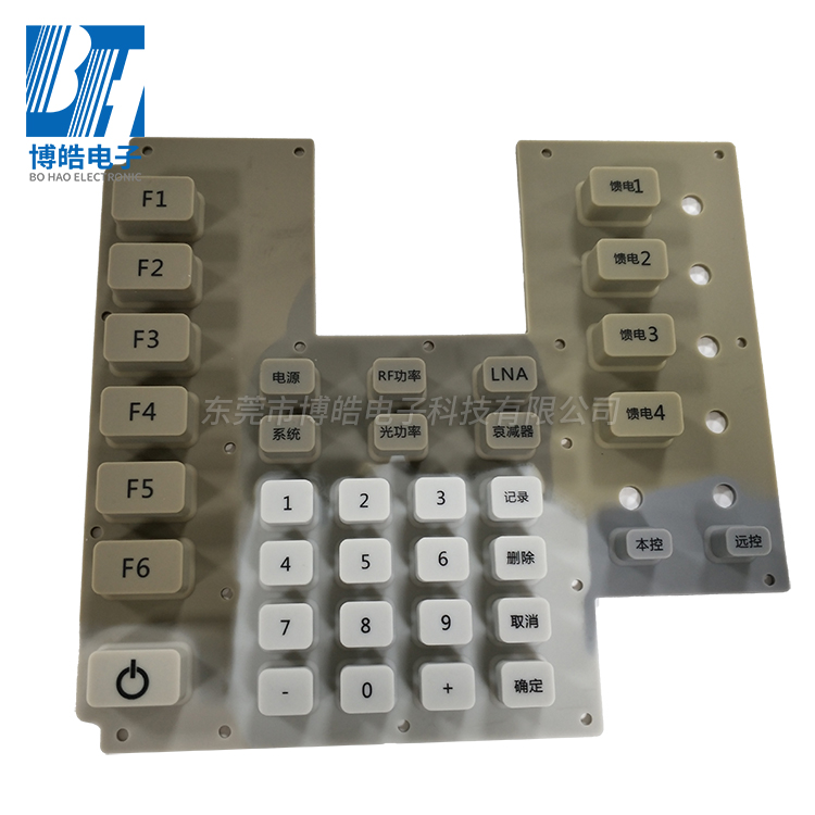 提供電力系統(tǒng)控制面板硅膠按鍵來圖來樣定制